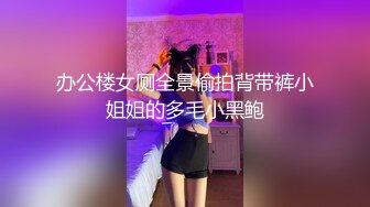 办公楼女厕全景偷拍背带裤小姐姐的多毛小黑鲍