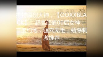 推特原创大神，【OOXXBLACK】，超高颜值00后女神，二度约炮，骚穴无毛，劲爆刺激推荐