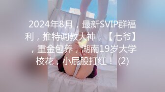 2024年8月，最新SVIP群福利，推特调教大神，【七爷】，重金包养，湖南19岁大学校花，小屁股打红！ (2)