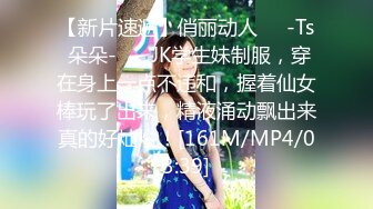 【新片速遞】俏丽动人❤️-Ts 朵朵-❤️ JK学生妹制服，穿在身上一点不违和，握着仙女棒玩了出来，精液涌动飘出来真的好灿烂！[161M/MP4/03:39]