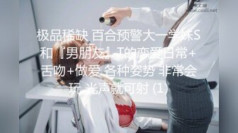 极品稀缺 百合预警大一学妹S和『男朋友』T的恋爱日常+舌吻+做爱 各种姿势 非常会玩 光声就可射 (1)