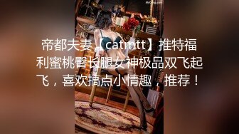 帝都夫妻【catmtt】推特福利蜜桃臀长腿女神极品双飞起飞，喜欢搞点小情趣，推荐！